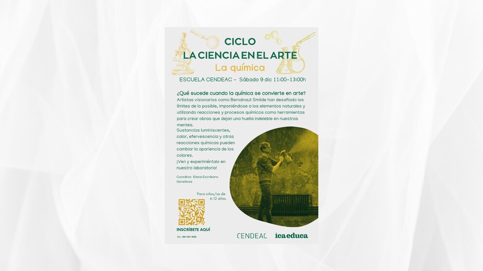 Imagen de la nueva sesión del ciclo 'Ciencia en el arte' dedicada a la química.